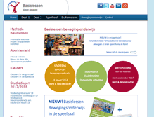 Tablet Screenshot of basislessen.nl